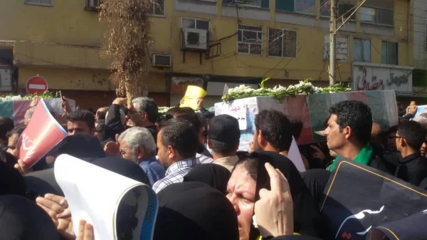 شرکت در مراسم تشیع شهدای حادثه تروریستی اهواز مورخ 02/07/97