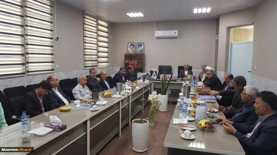 جلسه تکریم آقای مجید روشن بخت  و  معارفه آقای محمود  افشون  سرپرست مرکز آموزش عالی امام جعفر صادق (ع) بهبهان