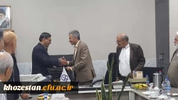 جلسه تکریم آقای مجید روشن بخت  و  معارفه آقای محمود  افشون  سرپرست مرکز آموزش عالی امام جعفر صادق (ع) بهبهان