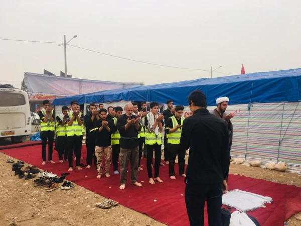 خدمت رسانی به زائران اربعین حسینی (ع) در موکب های مرزهای چذابه و شلمچه توسط دانشجومعلمان، اساتید و کارکنان دانشگاه فرهنگیان استان خوزستان