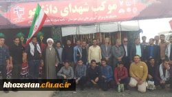 خدمت رسانی به زائران اربعین حسینی (ع) در موکب های مرزهای چذابه و شلمچه توسط دانشجومعلمان، اساتید و کارکنان دانشگاه فرهنگیان استان خوزستان