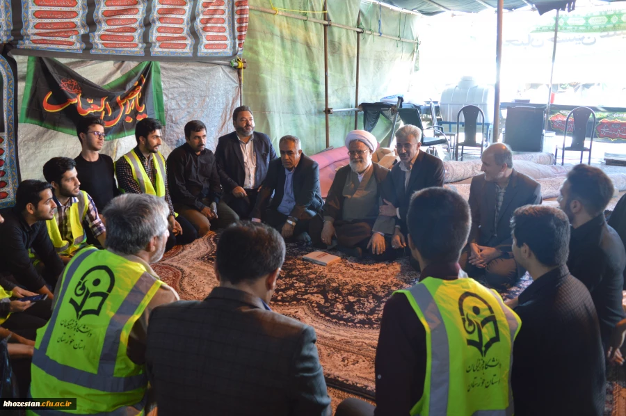 خدمت رسانی به زائران اربعین حسینی در مرز شلمچه خوزستان