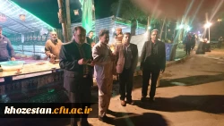 حضور دکتر علی محمدی معاون فرهنگی و اجتماعی دانشگاه فرهنگیان در مرز چذابه خوزستان