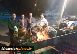 حضور دکتر علی محمدی معاون فرهنگی و اجتماعی دانشگاه فرهنگیان در مرز چذابه خوزستان