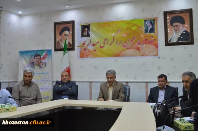 تکریم آقای عزت اله مولازاده و معارفه آقای علیرضا قربان پور  به سمت معاونت توسعه منابع انسانی مدیریت استان خوزستان