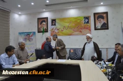 تکریم آقای عزت اله مولازاده و معارفه آقای علیرضا قربان پور دانشگاه فرهنگیان استان خوزستان
