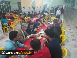 نشست صمیمانه و دوستانه مدیریت امور پردیس های استان با دانشجو معلمان پردیس حضرت رسو ل اکرم (ص) اهواز