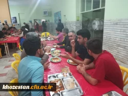 نشست صمیمانه و دوستانه مدیریت امور پردیس های استان با دانشجو معلمان پردیس حضرت رسو ل اکرم (ص) اهواز