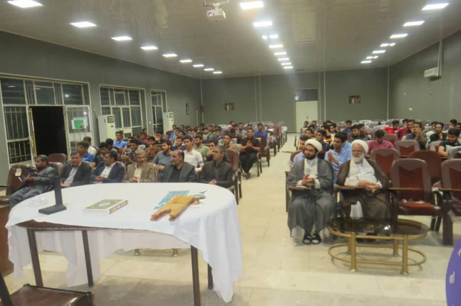 برگزاری مراسم افتتاح طرح اندیشه مطهر در پردیس حضرت رسول اکرم (ص) اهواز