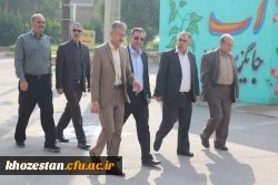 بازدید جناب آقای مشهدی زاده ریاست محترم اداره سراهای دانشجویی سازمان مرکزی از  پردیس حضرت رسول اکرم (ص) اهواز