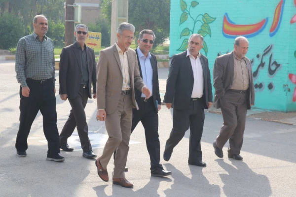 بازدید جناب آقای مشهدی زاده ریاست محترم اداره سراهای دانشجویی سازمان مرکزی از  پردیس حضرت رسول اکرم (ص) اهواز