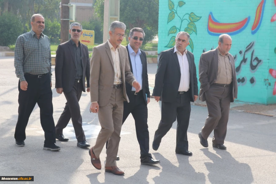 بازدید جناب آقای مشهدی زاده ریاست محترم اداره سراهای دانشجویی سازمان مرکزی از  پردیس حضرت رسول اکرم (ص) اهواز