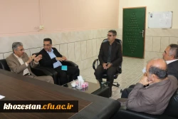 بازدید جناب آقای مشهدی ریاست محترم اداره سراهای دانشجویی پردیس حضرت رسول اکرم (ص) اهواز