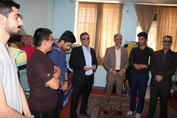 بازدید جناب آقای مشهدی ریاست محترم اداره سراهای دانشجویی پردیس حضرت رسول اکرم (ص) اهواز