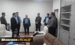 بازدیدازسراهای دانشجویی مرکزآموزش عالی امام رضا (ع) اندیمشک با حضور جناب آقای مشهدی زاده  ریاست اداره سراهای دانشجویی سرکارخانم جعفریزدی کارشناس مسئول سراهای دانشجویی سازمان مرکزی
آ