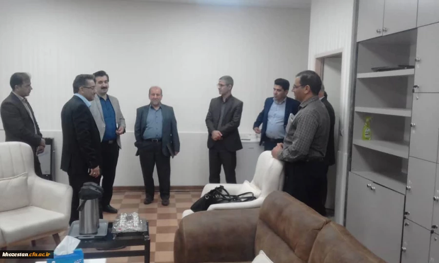 بازدیدازسراهای دانشجویی مرکزآموزش عالی امام رضا (ع) اندیمشک با حضور جناب آقای مشهدی زاده  ریاست اداره سراهای دانشجویی سرکارخانم جعفریزدی کارشناس مسئول سراهای دانشجویی سازمان مرکزی
آ