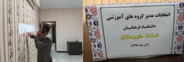 برگزاری انتخابات مدیر گروه های آموزشی درسطح  مدیریت استانی: