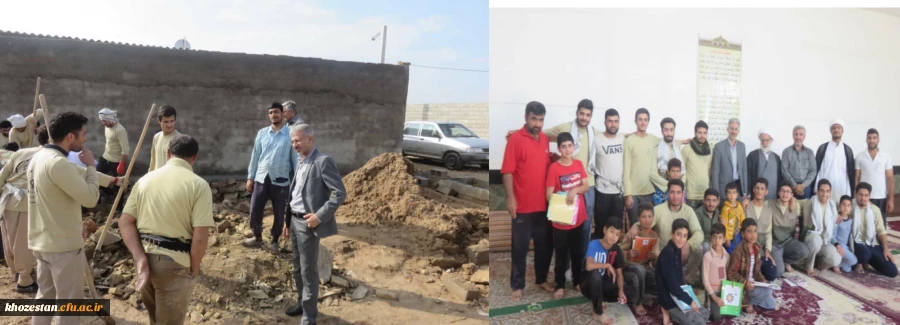 بازدید آقای دکتر جرفی سرپرست محترم امور پردیس های استان خوزستان :  از اردوی جهادی بسیج دانشجویی پردیس حضرت رسول اکرم اهواز