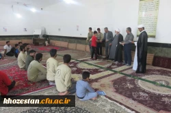 بازدید آقای دکتر جرفی سرپرست محترم امور پردیس های استان خوزستان :  از اردوی جهادی بسیج دانشجویی پردیس حضرت رسول اکرم اهواز