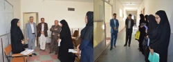 بازدید آقای دکتر جرفی از محل برگزاری مصاحبه داوطلبان چندبرابر ظرفیت دانشگاه فرهنگیان استان خوزستان :