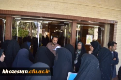 بازدید آقای دکتر جرفی از محل برگزاری مصاحبه داوطلبان چندبرابر ظرفیت دانشگاه فرهنگیان استان خوزستان