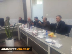 اولین نشست مقدماتی آقای دکتر جرفی سرپرست محترم مدیریت امور پردیس های استان خوزستان با خیرین محترم بهبهان: