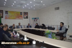 دومین جلسه شورای نظارت، ارزیابی وتضمین کیفیت  مدیریت امور پردیس های استان خوزستان