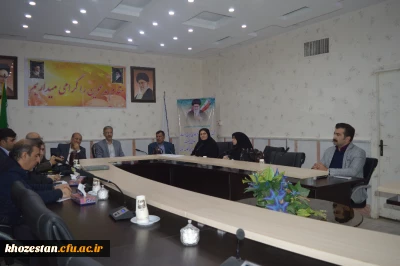 دومین جلسه شورای نظارت، ارزیابی وتضمین کیفیت  مدیریت امور پردیس های استان خوزستان