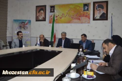 برگزاری جلسه شورای آموزشی در مدیریت امور پردیس های استان خوزستان