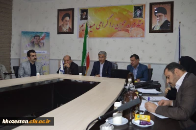 برگزاری جلسه شورای آموزشی در مدیریت امور پردیس های استان خوزستان