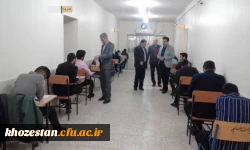 بازدیددکتر جرفی ومسئولان مدیریت استانی از فرآیند برگزاری امتحانات وامکانات رفاهی