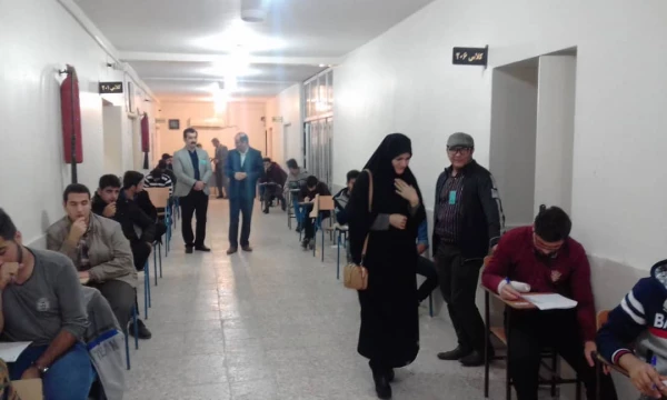 بازدیددکتر جرفی ومسئولان مدیریت استانی از فرآیند برگزاری امتحانات وامکانات رفاهی
