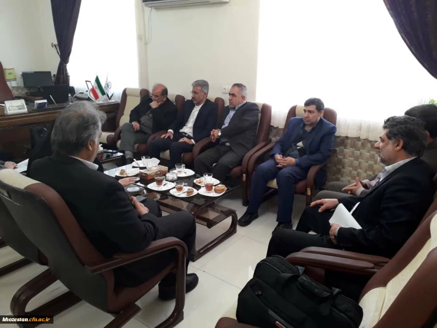 بازدید سرپرست مدیریت امور پردیس های استان ، آقای دکتر جرفی و هیأت  همراه از سرای دانشجویی    مرکز  عالی آموزش خدیجه کبری (س)