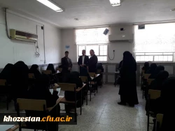 بازدید سرپرست مدیریت امور پردیس های استان ، آقای دکتر جرفی و هیأت  همراه از سرای دانشجویی    مرکز  عالی آموزش خدیجه کبری (س)