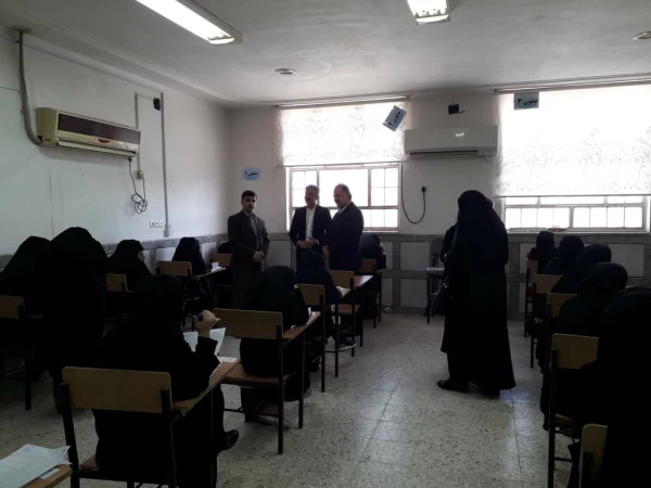 بازدید سرپرست مدیریت امور پردیس های استان ، آقای دکتر جرفی و هیأت  همراه از سرای دانشجویی    مرکز  عالی آموزش خدیجه کبری (س)