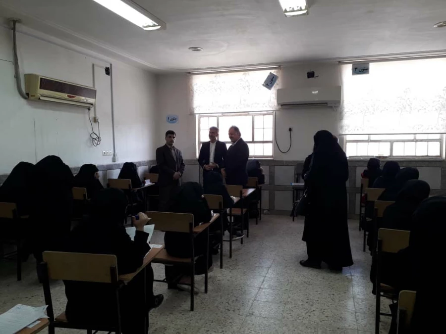 بازدید سرپرست مدیریت امور پردیس های استان ، آقای دکتر جرفی و هیأت  همراه از سرای دانشجویی    مرکز  عالی آموزش خدیجه کبری (س)