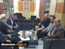 نشست سرپرست مدیریت امور پردیس های استان و نماینده محترم ولی فقیه وهیأت همراه با نمایندگان ستاد راهیان نور سپاه پاسداران استان آذربایجان غربی :