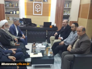 نشست سرپرست مدیریت امور پردیس های استان دکتر جرفی و نماینده محترم ولی فقیه وهیأت همراه با نمایندگان ستاد راهیان نور سپاه پاسداران استان آذربایجان غربی :