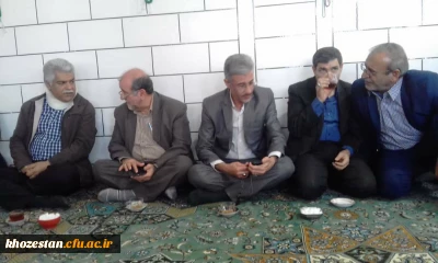 حضور گرم دکتر جرفی سرپرست مدیریت امور پردیس های استان ،و هیأت همراه در مراسم ترحیم استاد فقید علی مولایی در حسینه ی شهر لور شهرستان اندیمشک