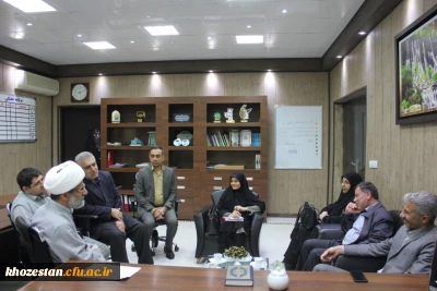 دومین جلسه مشترک مسئولان دانشگاه فرهنگیان ودانشگاه آزاد اسلامی استان خوزستان