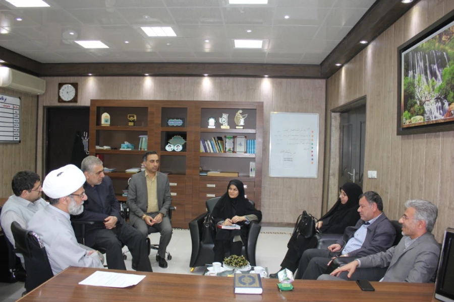 دومین جلسه مشترک مسئولان دانشگاه فرهنگیان و دانشگاه آزااد اسلامی استان خوزستان
