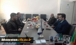 بازدید معاونت محترم حراست سازمان مرکزی جناب آقای مختار نژاد وجناب آقای رضایی زاد مسئول حراست  استان از مراکز عالی آموزش اندیمشک و دزفول