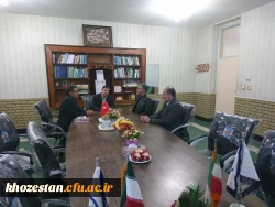 بازدید معاونت محترم حراست سازمان مرکزی جناب آقای مختار نژاد وجناب آقای رضایی زاد مسئول حراست  استان از مراکز عالی آموزش اندیمشک و دزفول