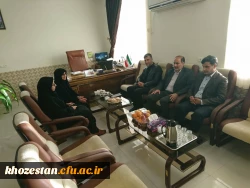بازدید معاونت محترم حراست سازمان مرکزی جناب آقای مختار نژاد وجناب آقای رضایی زاد مسئول حراست  استان از مراکز عالی آموزش اندیمشک و دزفول