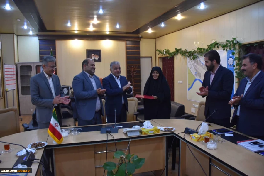 مراسم معارفه سرپرست مرکز آموزش عالی علی بن مهزیار آبادان