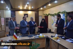 مراسم معارفه سرپرست مرکز آموزش عالی علی بن مهزیار آبادان