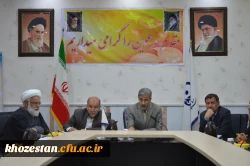 برگزاری جلسه شورای مدیریت استانی در سالن کنفرانس مدیریت امور پردیس های استان خوزستان