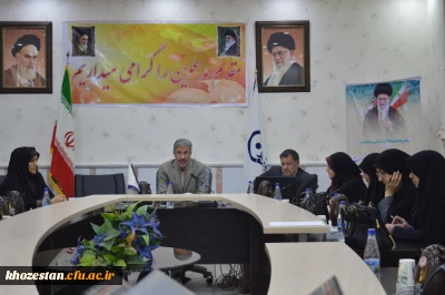 برگزاری چهارمین جلسه شورای پژوهشی در سالن کنفرانس مدیریت امور پردیس های استان خوزستان