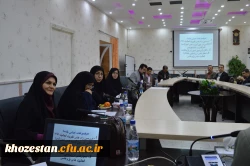 برگزاری چهارمین جلسه شورای پژوهشی در سالن کنفرانس مدیریت امور پردیس های استان خوزستان