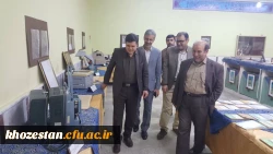 بازدید دکتر خنیفر رئیس دانشگاه فرهنگیان از موزه یکصدمین سال تأسیس تربیت معلم در استان خوزستان